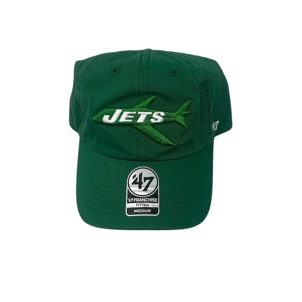 New York Jets Logo Fitted Hat Cap Size Medium